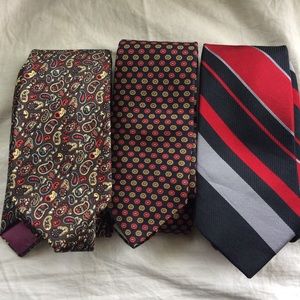 Liberty of London vintage ties lot of 3